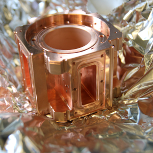 the microwave cavities within atomic clocks are very sensitive. NIST has recently partnered with JILA’s machine shop to build a new microwave cavity made out of copper for the F1-Cesium clock. PC Kenna Hughes-Castleberry/JILA