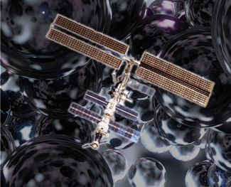 Artist rendering of the International Space Station.