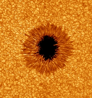 Image of a sunspot.