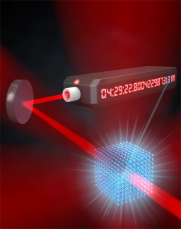 Illustration of the Ye group's revolutionary quantum-gas clock.