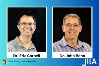 JILA and NIST Fellow Eric Cornell and JILA Fellow John Bohn, both professors of physics at CU Boulder, have been awarded 2024 Physics teaching awards 