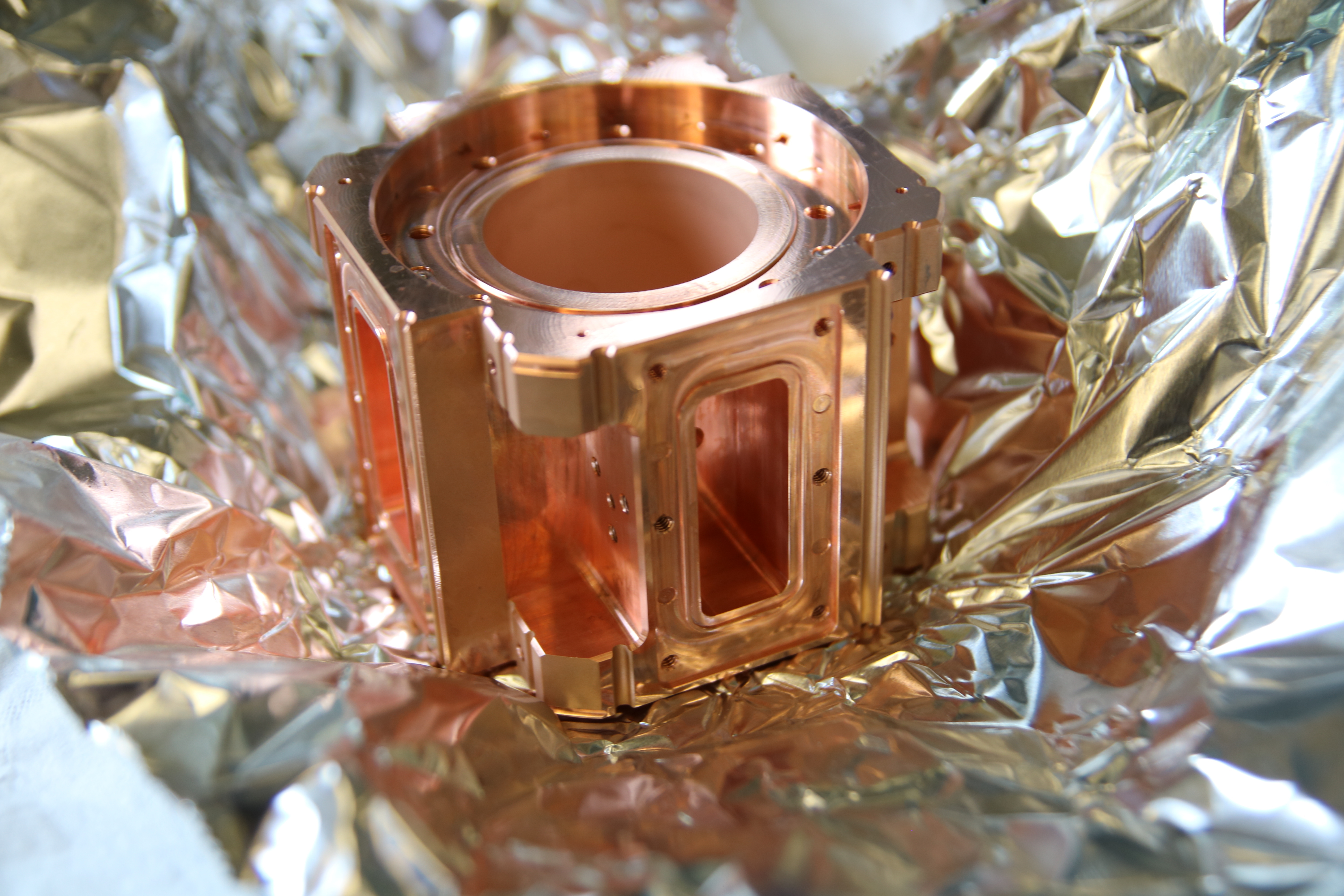 The microwave cavities within atomic clocks are very sensitive. NIST has recently partnered with JILA’s machine shop to build a new microwave cavity made out of copper for the F1-Cesium clock. 