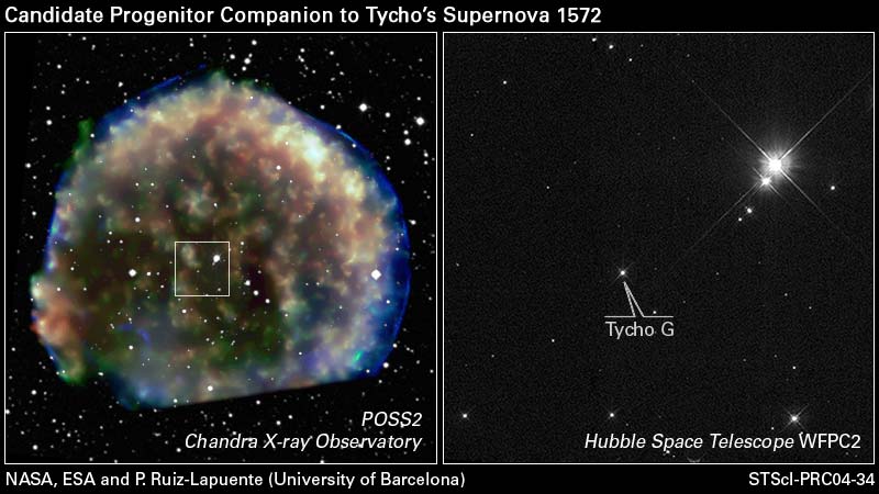 X-ray image of Tycho