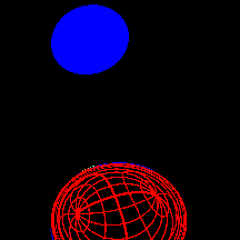Movie image at 3 Schwarzschild radii.