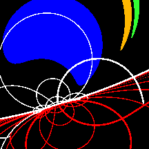 Movie image at 0.35 Schwarzschild radii.