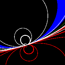 Movie image at 0.01 Schwarzschild radii.