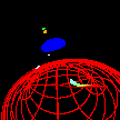 Movie image at the moment the probe is fired.