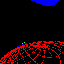 Falling into a wormhole (GIF movie).