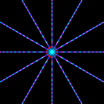 Space flowing into a black hole.