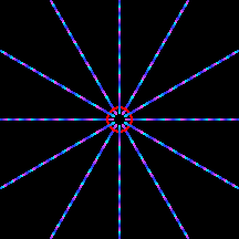 Space flowing into and out of an extremal charged black hole.