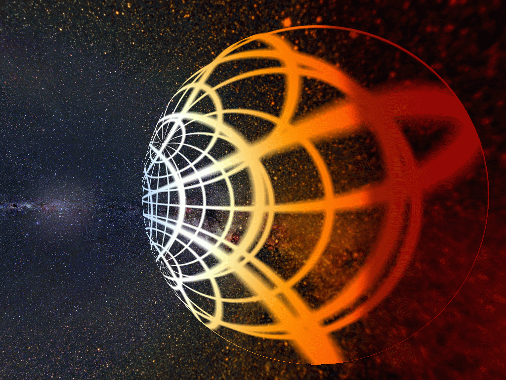 flying past a sphere at near the speed of light