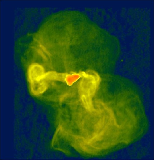 Wide angle radio view of M87 and its ject