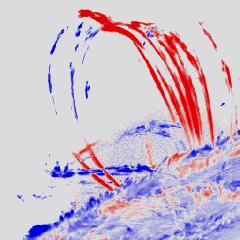 Doppler shift of coronal loops