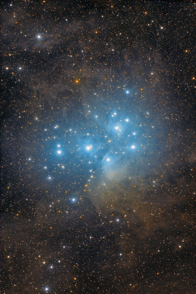 Pleiades open cluster