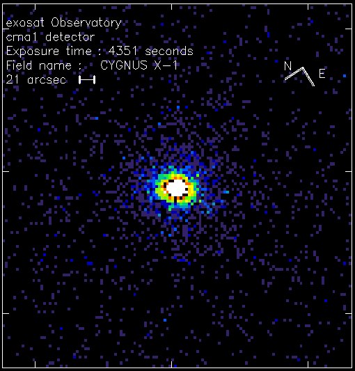 X-ray image of Cyg X-1