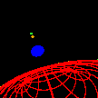 Movie image at 1.5 Schwarzschild radii.
