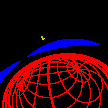 Frame from orbit movie.