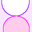 Example of 2 kissing at a single point