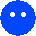 Blue circle.