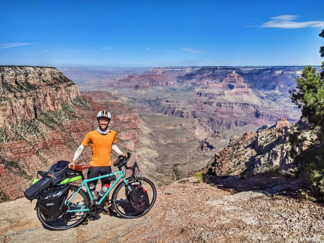 Peter Johnsen Bike Trip: At the Grand Canyon