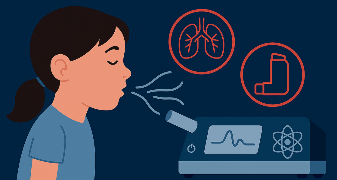 Using quantum sensing to detect pneumonia and asthma in children.