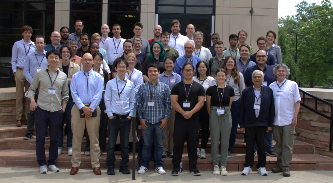 The group photo taken at the Quantum Light Conference hosted by JILA in July 2024 