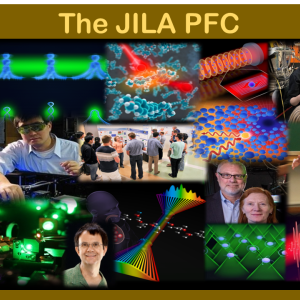A compilation of researchers and the research/outreach led by JILA's PFC 