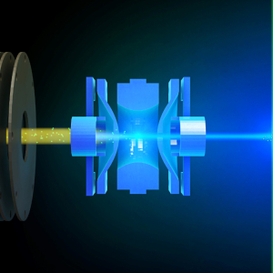 Cryogenic Ion Trap illustration.