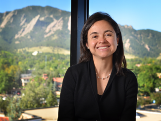 Photograph of Ana Maria Rey. Credit: Casey A. Cass/University of Colorado