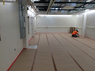 Floor and HVAC Done (Aug 2020)