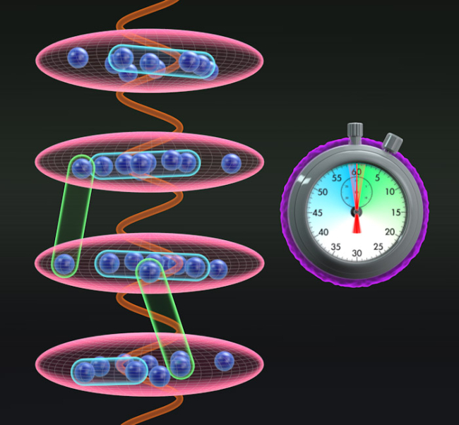 Tuning atomic interactions in a clock