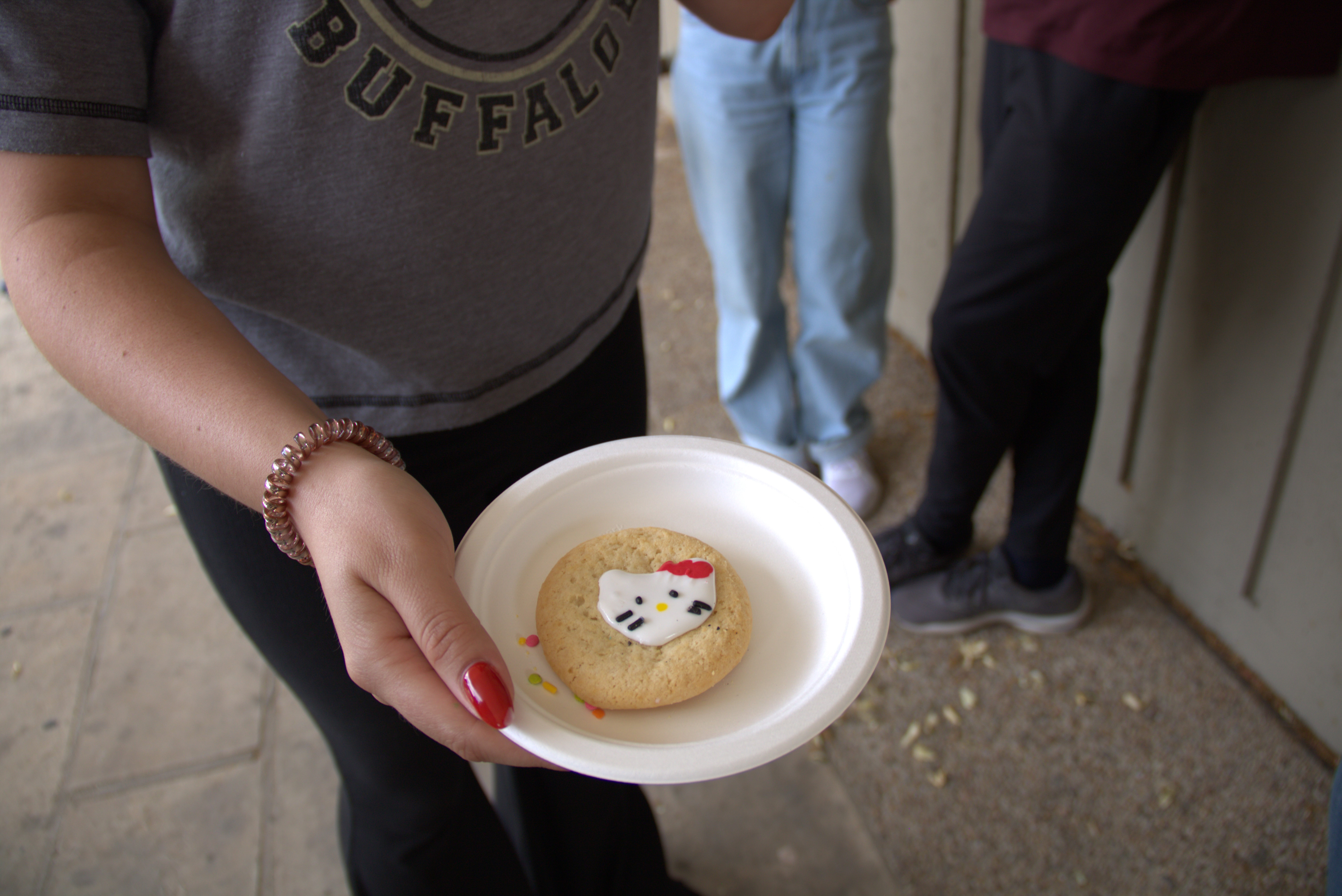 A Hello Kitty cookie was a highlight of the event