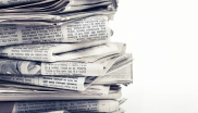 Photo of newspapers