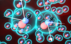 The dipolar interactions within a molecular gas