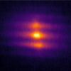 Molecules collide in 2D "pancakes" 