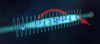 A pencil-shaped ultracold gas of frozen two-level atoms interacting via photon-mediated interactions, with elastic and inelastic components. A continuous laser drive excites the atoms on-resonance. Atoms also spontaneously emit photons into free-space.