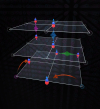 Competition between motion and dipolar interaction in an optical lattice