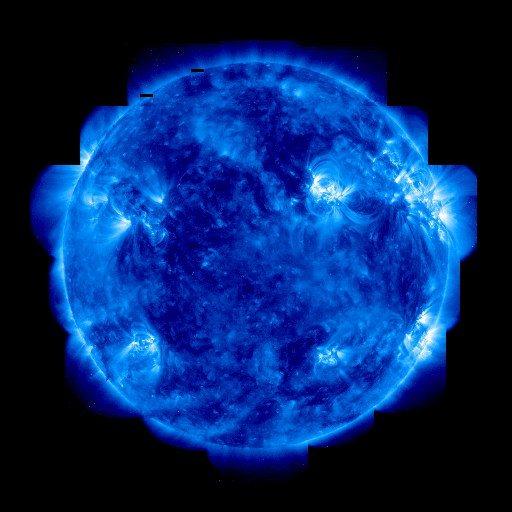 Soft x-ray Trace image of the Sun