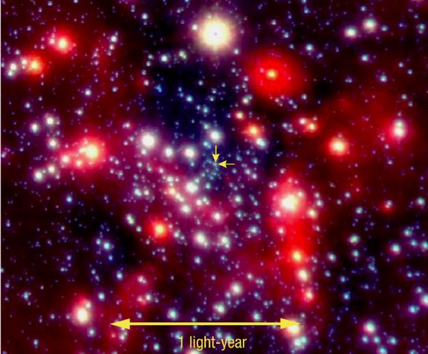 Near infrared 1.6 to 3.5 micron image