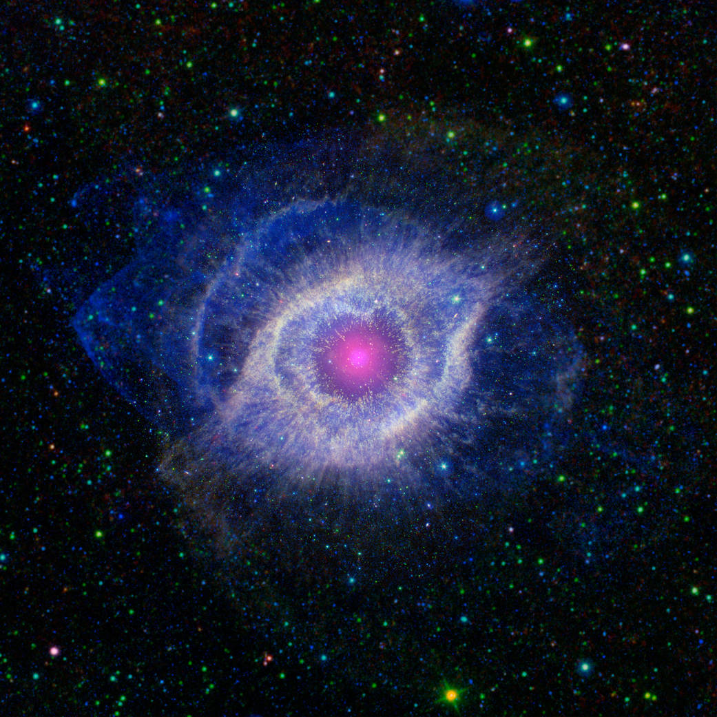 Wider angle view of the Helix Nebula