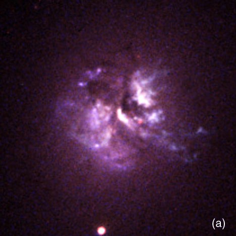 galaxy Cygnus A in visible light