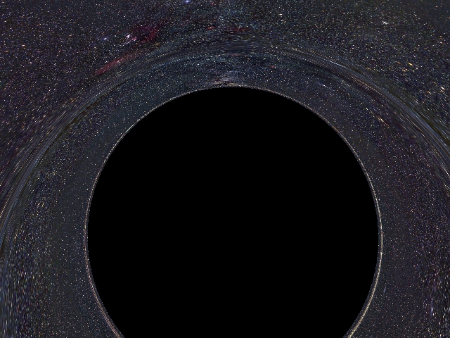 black hole bending