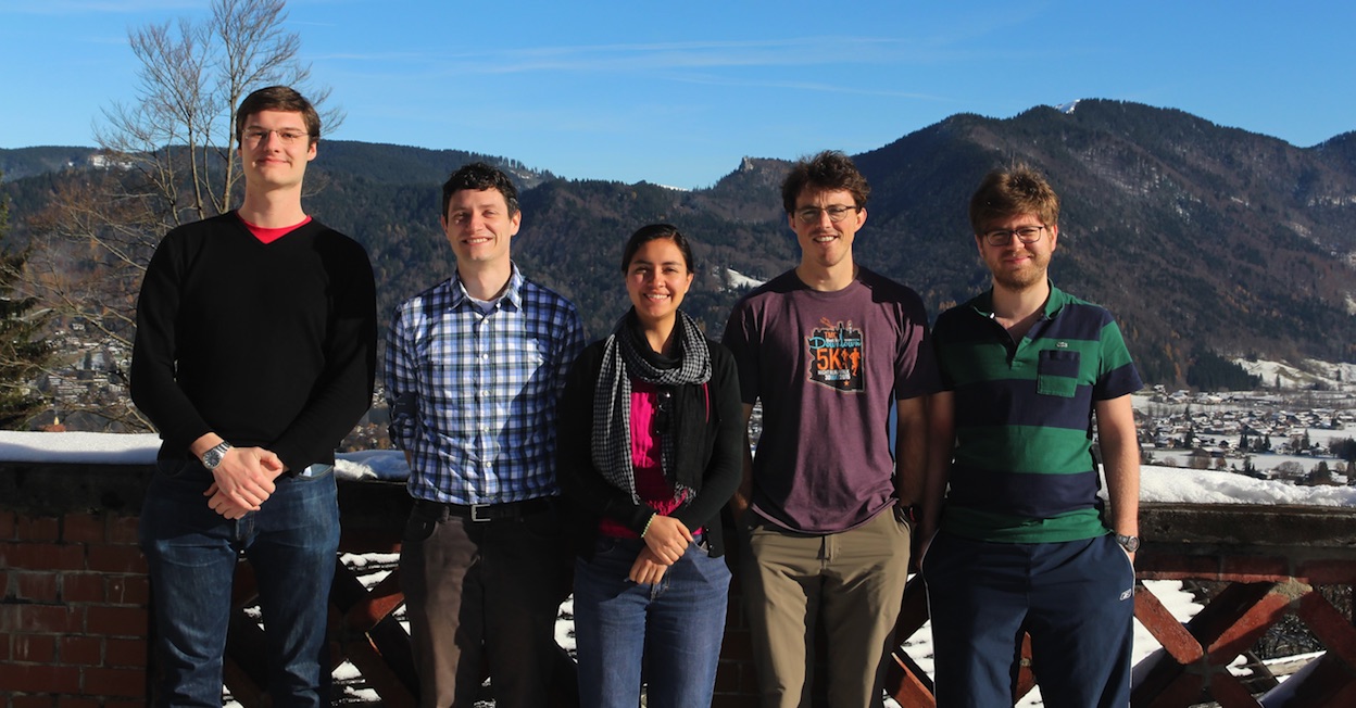 left to right: Raphael Stock, Jason Dexter, Alejandra Jiménez-Rosales, Michi Bauböck, Idel Waisberg