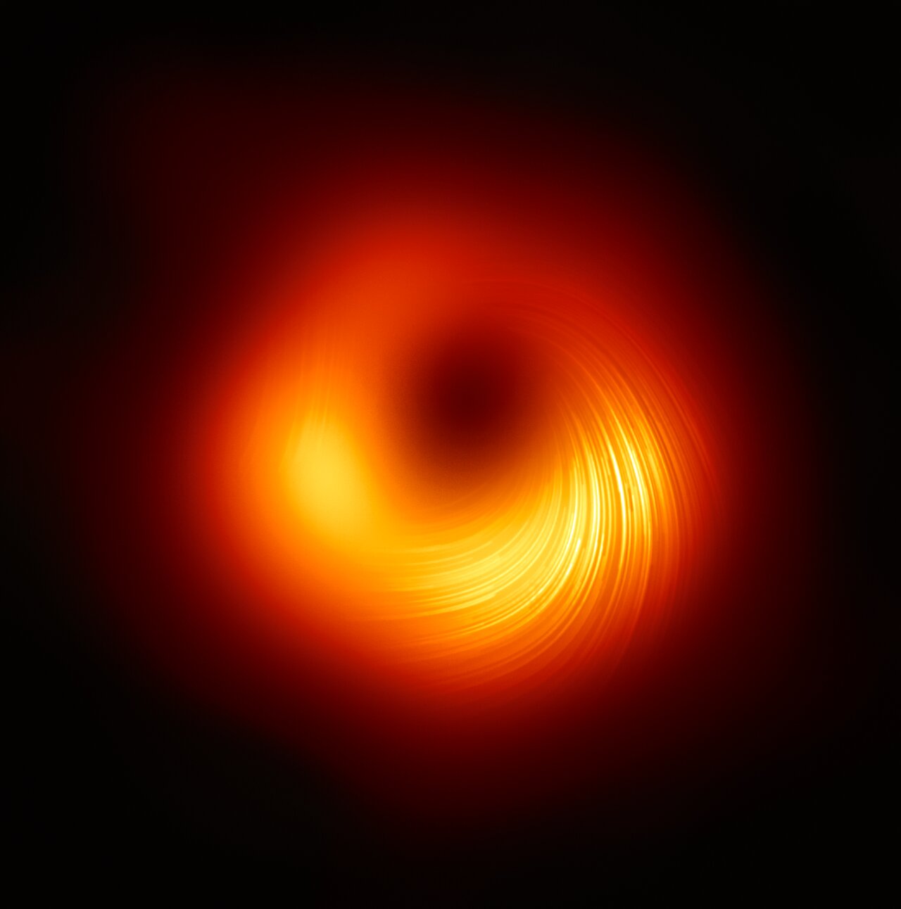 Polarized
										M87
										image